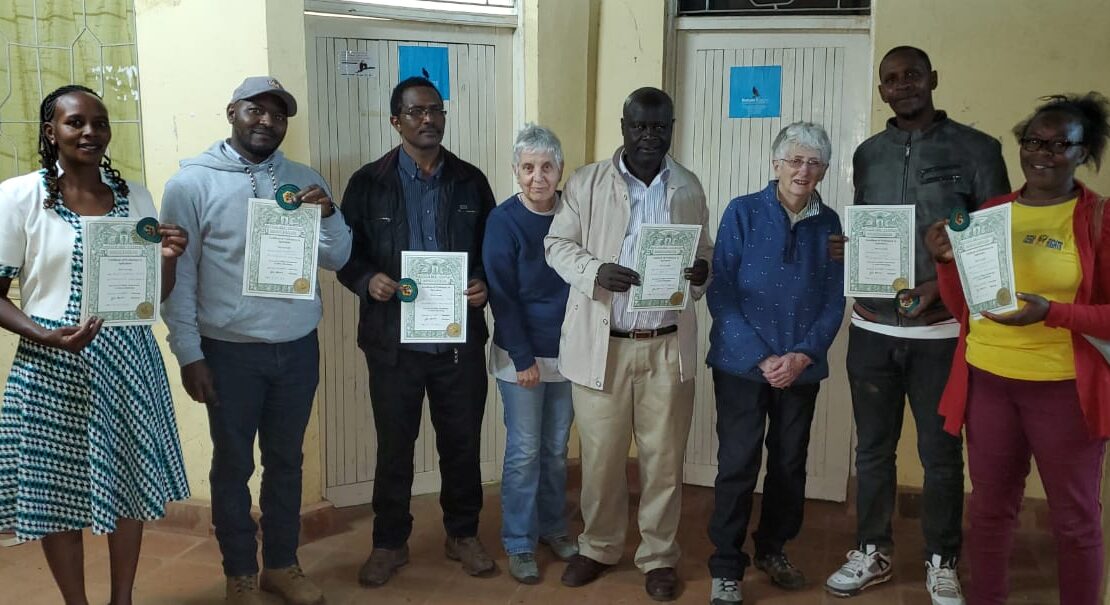 Trainers certification by British Beekeppers Association on Modern African Beekeeping