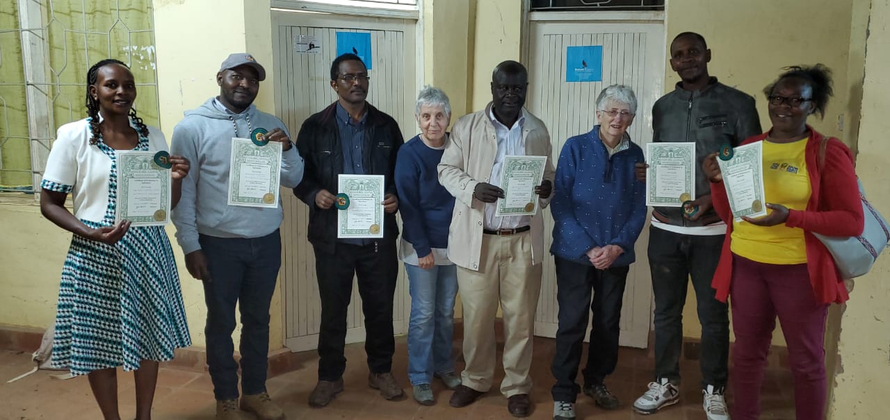 Trainers certification by British Beekeppers Association on Modern African Beekeeping